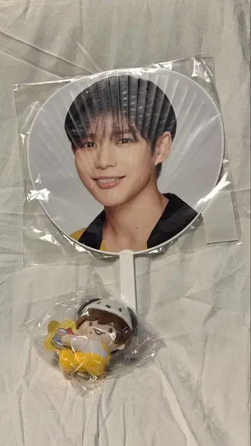 KENTO NAGAO 부채와 봉제 인형 세트