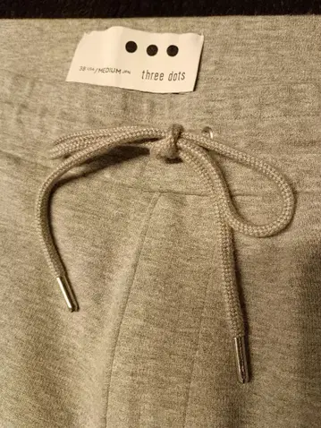 쓰리 도츠 그레이 스웨트 팬츠 M 사이즈