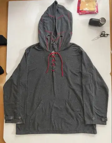 20471120 lace 레이스업 후드티 리사이클 컬렉션