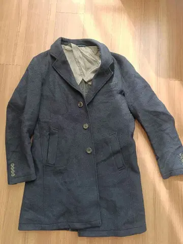 ANTHONY 다크 블루 체스터 코트