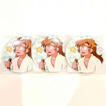 젠포지 이사쿠 닌타마 BIG 캔뱃지 동실 3종 세트