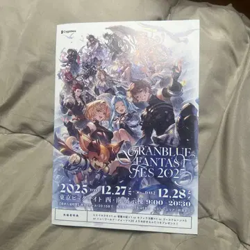 GRANBLUE FANTASY FES 2025 팜플렛