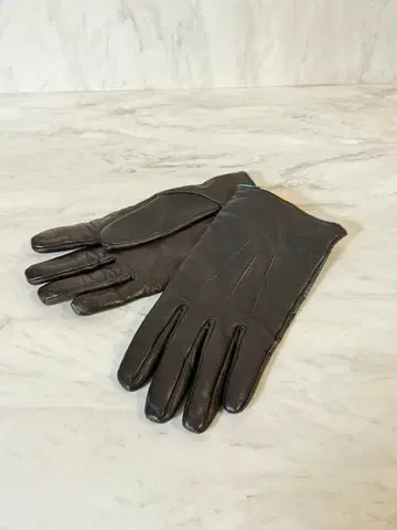 Paul Smith 가죽 그로브 캐시미어