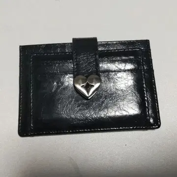 fennec 블랙 가죽 카드 케이스