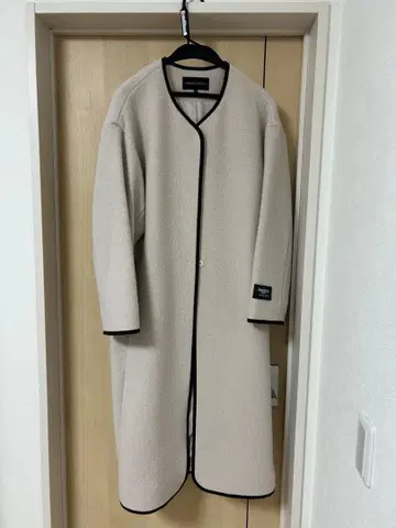 URBAN RESEARCH FABRICA 베이지 롱 코트, 머플러 포함