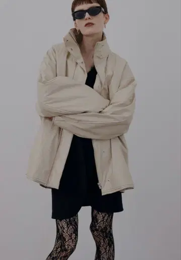 Ameri PASTING LIKE FAKE LEATHER JACKET