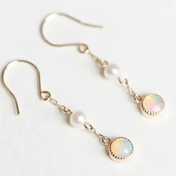 큐이큐이 cuicui 오팔 펄 k10 후크 귀걸이 현행 모델