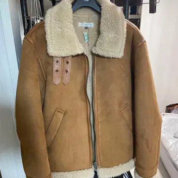 레트로 그레이드 에코 무스탕 자켓