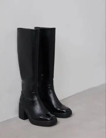 herlipto Square Toe Long Boots