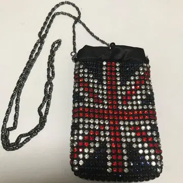 유니언 잭 큐빅 미니 숄더