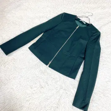 휴고보스 노카라 자켓 집업 그린