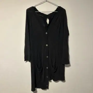 gvgv 블랙 버튼 가디건