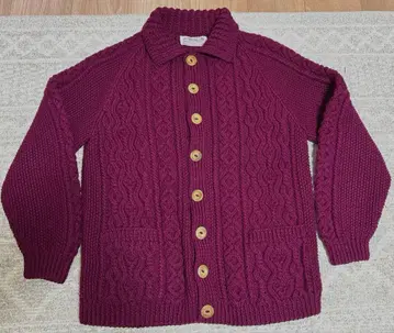 인버아란 브라운 택 스코틀랜드제 3A Cardigan