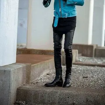 NO ID. 드레이프 힐 부츠