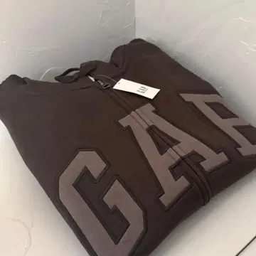 gap 릴랙스 로고 집업 후드티 xs