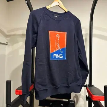 PING 골프 플레이어 자수 네이비 스웨터