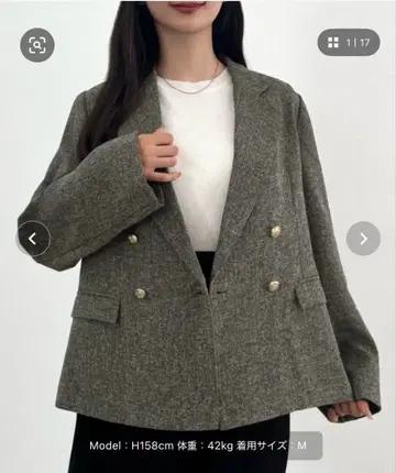 얇은 소재 트위드 테일러드 자켓 세네아 CENEA