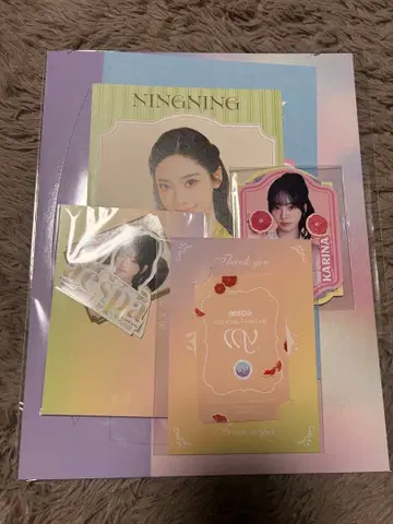 aespa 팬클럽 특전 카리나 트레이딩 카드