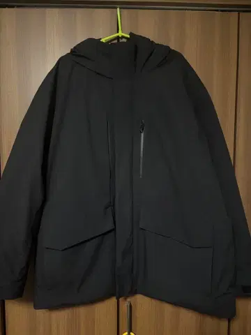 UNIQLO 하이브리드 다운 후드티 블랙 [XXL]