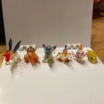 디지몬 어드벤처 미니 클리어 피규어 7개 세트