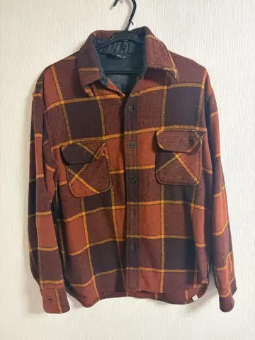 타운크라프트 체크 무늬 플란넬 셔츠 60s 70s