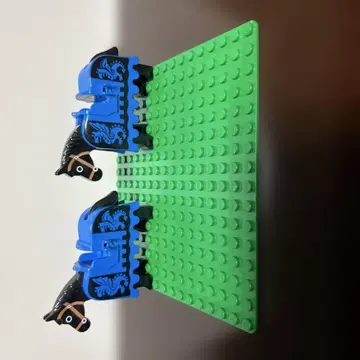 올드 레고 말과 안장 2체 세트 Lego