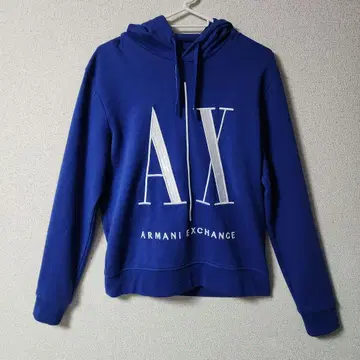 ARMANI EXCHANGE 아르마니 익스체인지/후드티 파랑 블루