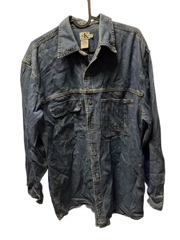 캘빈 클라인 진스 데님 셔츠 M 사이즈
