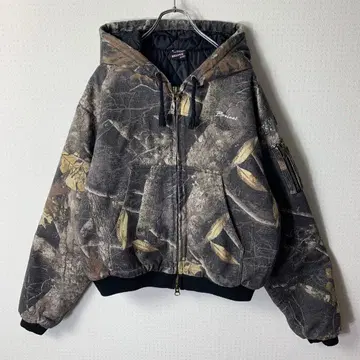 BELVET 리얼 트리 액티브 자켓 M 충전솜 자수 로고 원 포인트