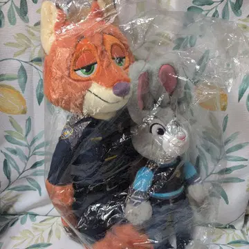 Happy 복권 주토피아 라스트 원상 봉제 인형 닉 주디 경찰