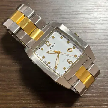 [ 작동품 ] 오리엔트 자동 감기 손목시계 콤비 NRAE-C1