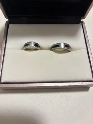 캘빈 클라인 페어 반지 세트