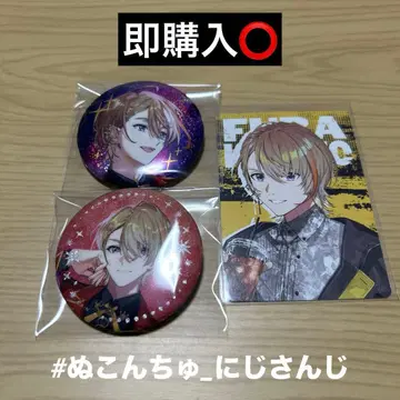 [ 니지산지 ] IMPACT 태양조 후라 카나토 캔뱃지 카레 카드 세트