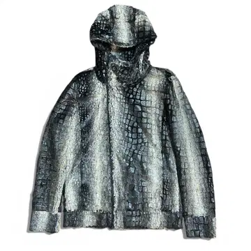 00s archive Tornado Mart 필름 악어 후드티