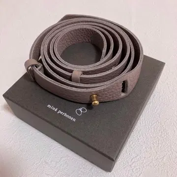 [ 새상품급 ] 미나 페르호넨 cross 가죽 벨트 그레이