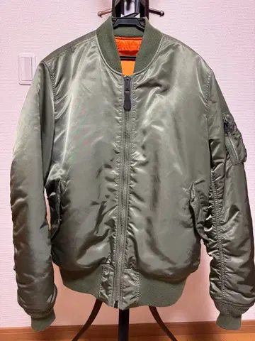 ALPHA INDUSTRIES MA-1 플라이트 자켓 그린 XL