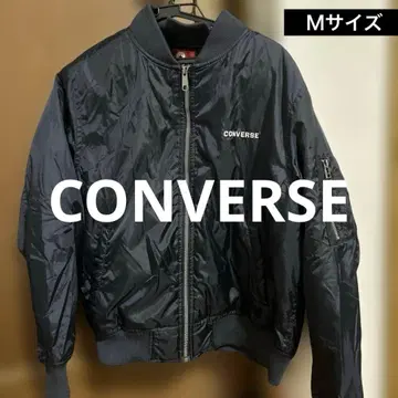 컨버스 (CONVERSE) 블랙 MA-1 자켓