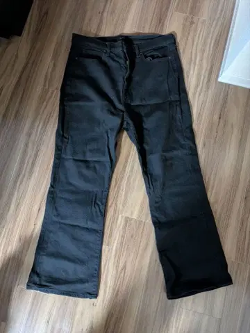 UNIQLO JEANS 블랙 허리 86cm