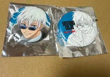 주술회전 고죠 사토루 캔뱃지 2개 세트