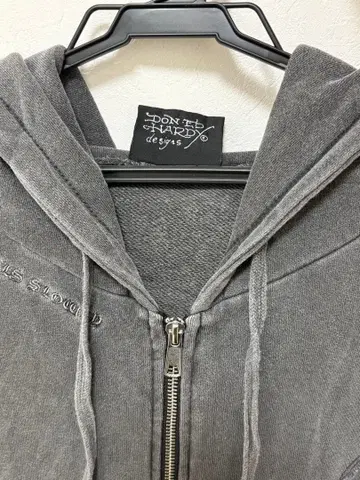 ED HARDY 그레이 집업 후디