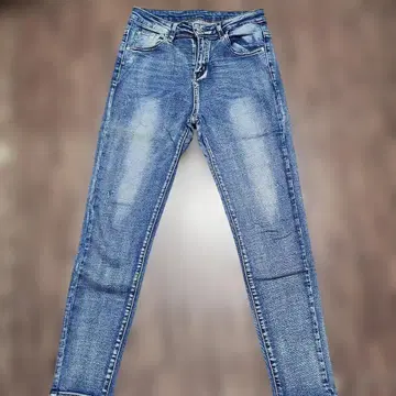 새상품 oVoVo 9부 스키니 데님 라이트 블루 29