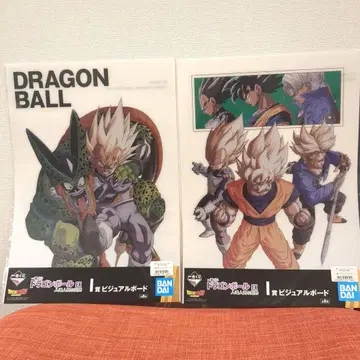 드래곤볼 제일복권 인조인간의 공포 비주얼 보드 2종 세트
