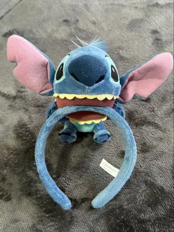 디즈니 스티치 봉제 인형 머리띠