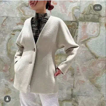 H beauty&youth 컬러리스 커비 자켓 블랙