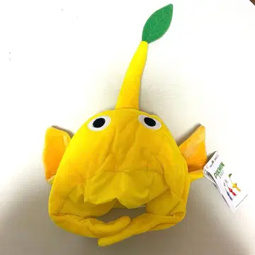 피크민 코스튬 모자 귀여운 옐로우 컬러 노랑 피크민