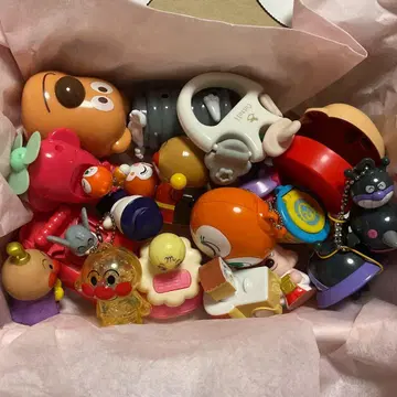 호빵맨 어린이 완구 세트 키링 가챠가챠