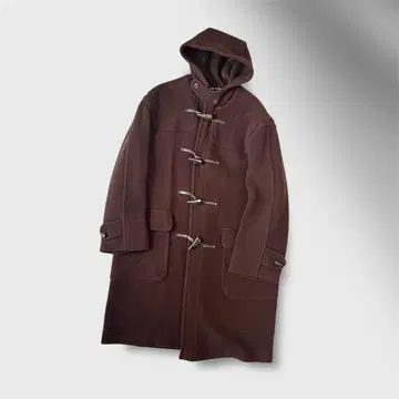 새상품급 글로버올 킹스턴 헤링본 더플 코트 L 브라운