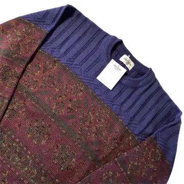 데드스탁 올 패턴 노르딕 니트 스웨터 멀티 L