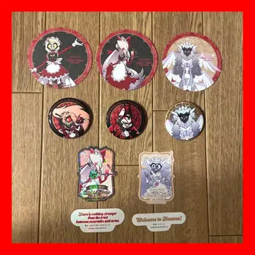 해즈빈 호텔 HazbinHtel 애니카페 코스터 캔뱃지 스티커