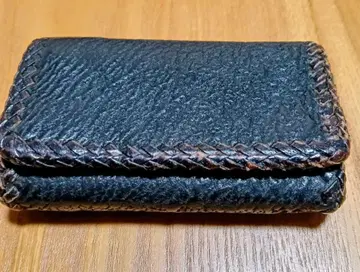 가죽 블랙 키케이스 지퍼 포켓 부착